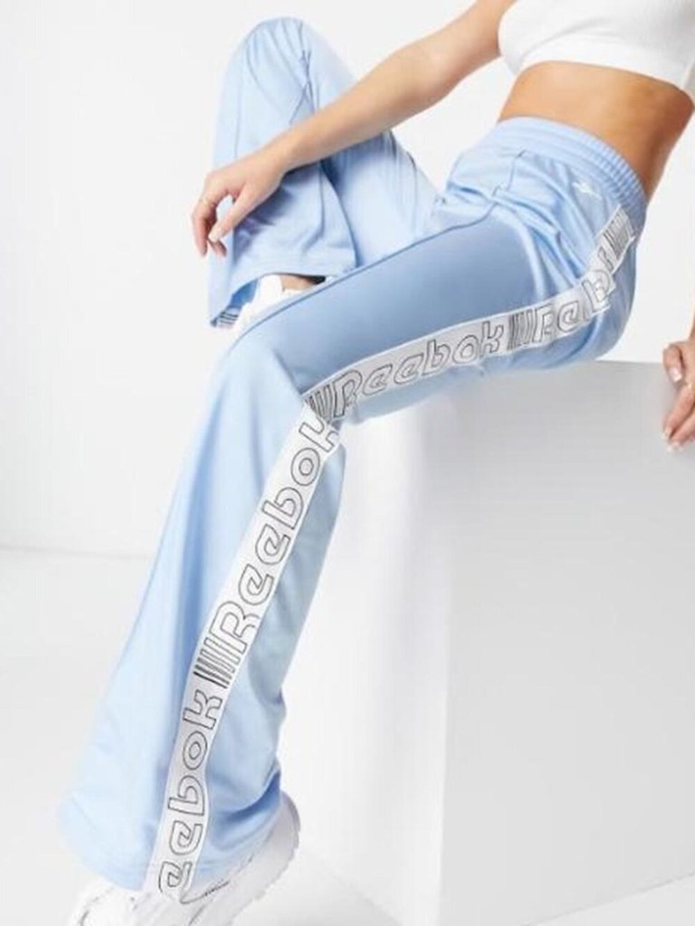 Reebok meet you there track pants in blue